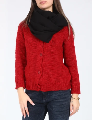 Esarfa circulara Bershka, negru