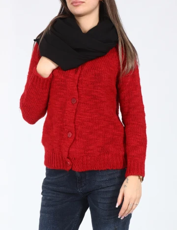 Esarfa circulara Bershka, negru