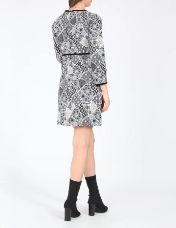 Rochie scurta Zara, gri Gri