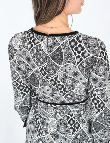 Rochie scurta Zara, gri Gri