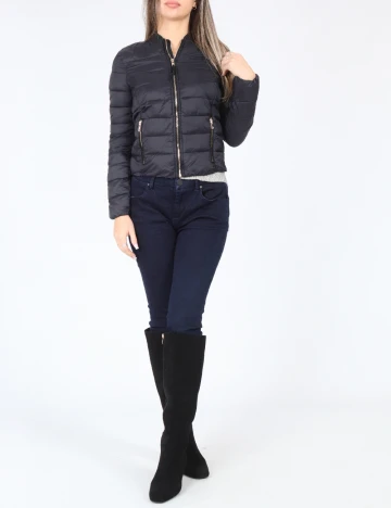 Geaca Bershka, bleumarin inchis