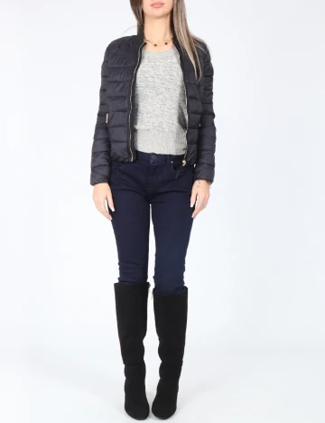 Geaca Bershka, bleumarin inchis