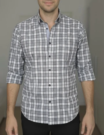 Camasa Zara, gri Gri