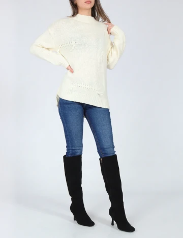 Pulover Zara, ecru