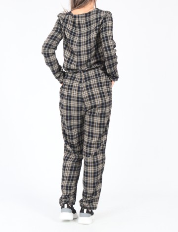 Salopeta Zara, maro/negru