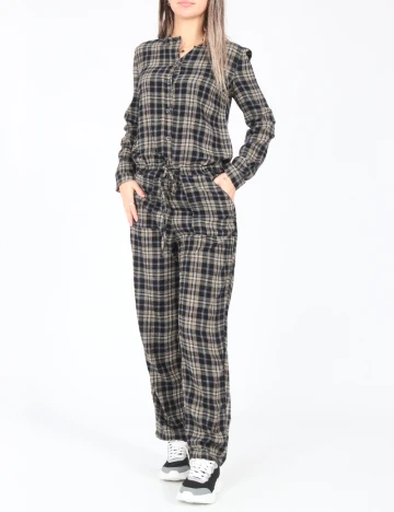 Salopeta Zara, maro/negru