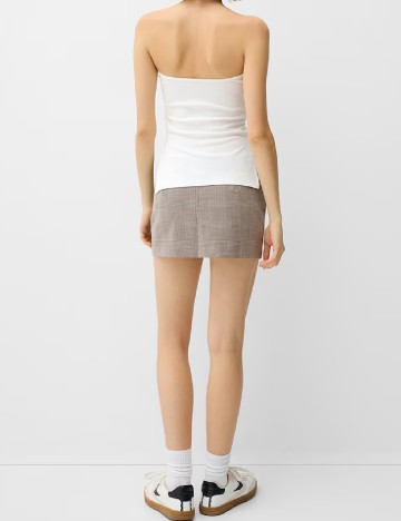 Fusta pantalon Bershka, gri