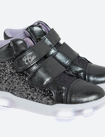 Adidasi cu luminite Disney, argintiu