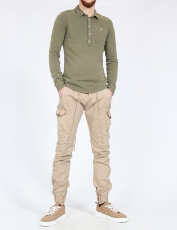 Pantaloni Bershka, maro deschis