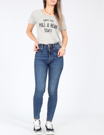 Tricou Pull&Bear, gri