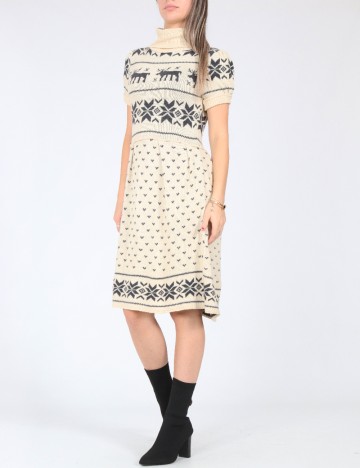 Rochie medie Zara, bej