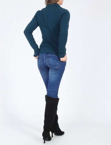 Sacou Bershka, albastru