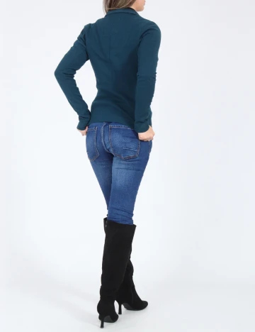 Sacou Bershka, albastru Albastru