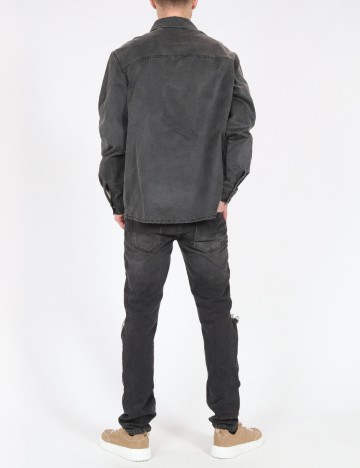 Jacheta Oversize Zara, gri inchis