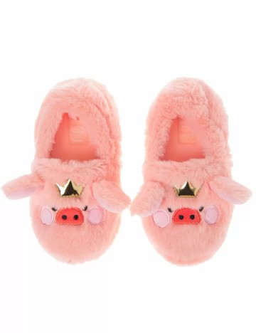 
						Papuci de Casa Cool Club, roz