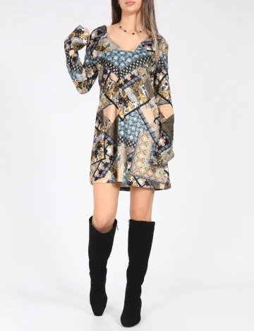 Rochie scurta Zara, mix culori