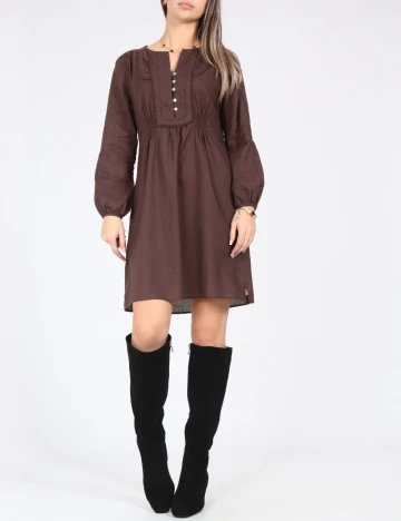 Rochie scurta Zara, maro Maro