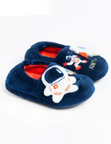 
						Papuci de Casa Cool Club, bleumarin