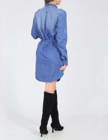 Rochie scurta Bershka, albastru