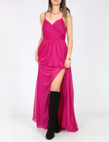 Rochie lunga SHEIN, magenta