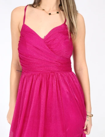 Rochie lunga SHEIN, magenta