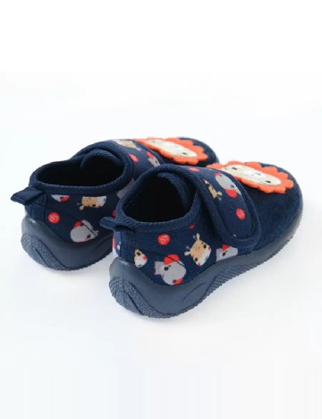 Papuci de Casa Cool Club, bleumarin