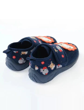 Papuci de Casa Cool Club, bleumarin