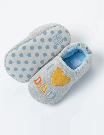 Papuci de Casa Cool Club, gri