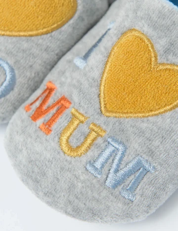 Papuci de Casa Cool Club, gri