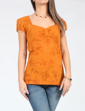 Bluza Zara, portocaliu