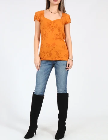 Bluza Zara, portocaliu