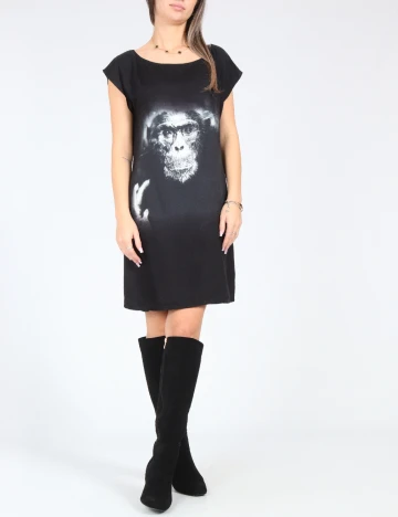 Rochie scurta Zara, negru Negru