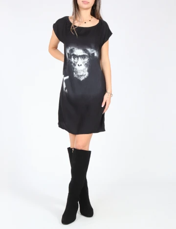 Rochie scurta Zara, negru Negru