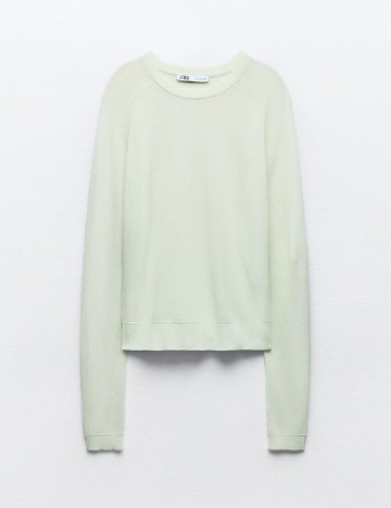 
						Bluza Zara, verde deschis