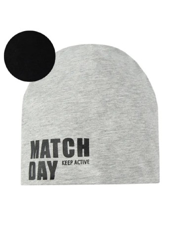 
						Caciula reversibila Cool Club, negru/gri