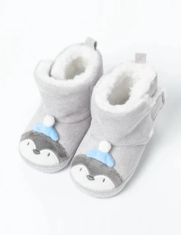 Papuci de Casa Cool Club, gri