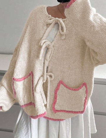 
						Cardigan SHEIN, crem