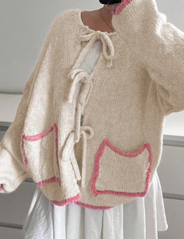 Cardigan SHEIN, crem