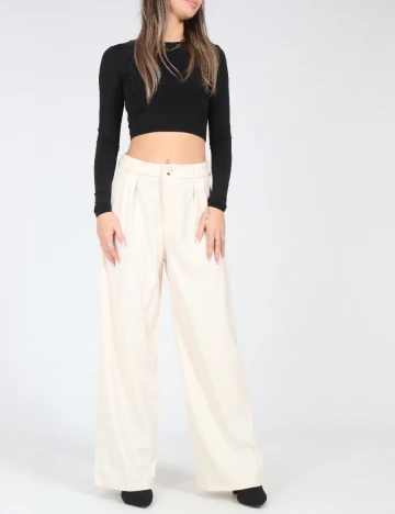 Pantaloni SHEIN, ecru
