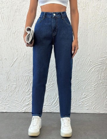 
						Blugi SHEIN, albastru