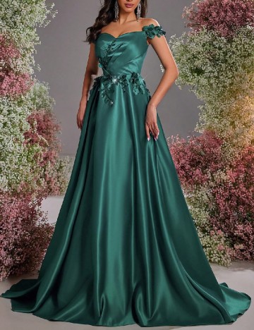 
						Rochie lunga SHEIN, verde