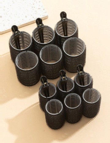 
						Set bigudiuri auto-aderente SHEIN, negru