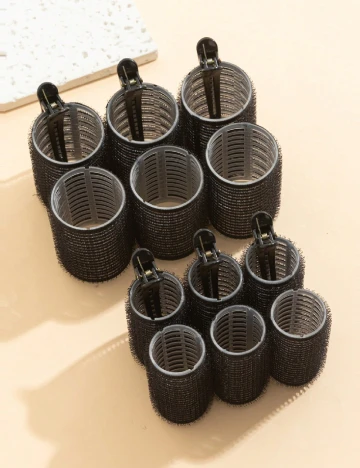 Set bigudiuri auto-aderente SHEIN, negru