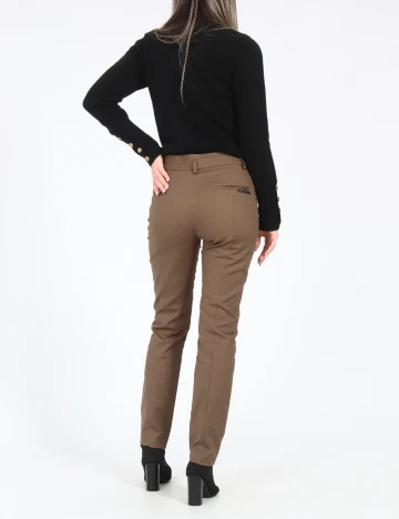 Pantaloni Zara, maro