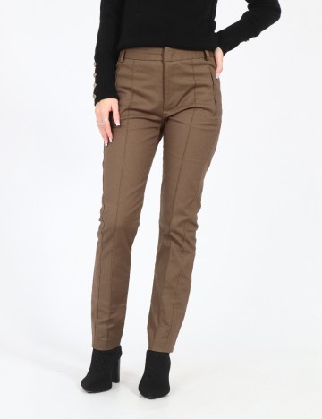 Pantaloni Zara, maro