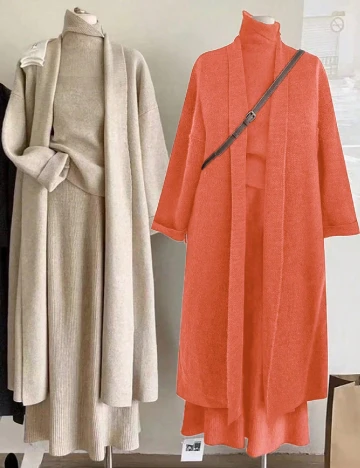 Cardigan SHEIN, portocaliu