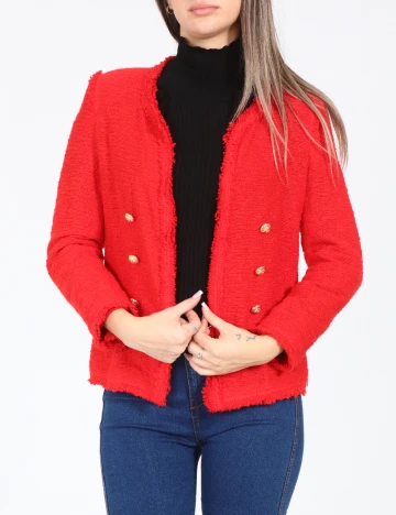 Blazer Zara, rosu