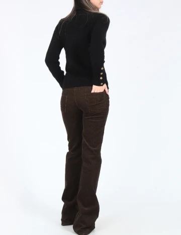 Pantaloni Zara, maro