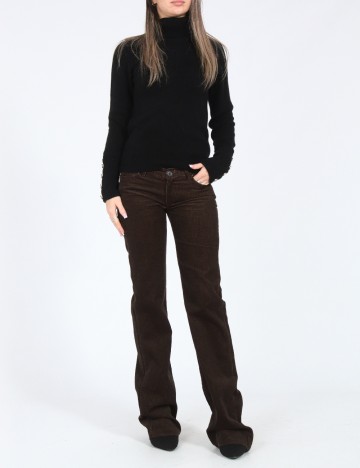 Pantaloni Zara, maro