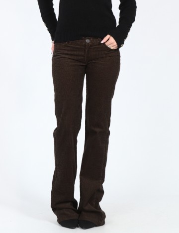 Pantaloni Zara, maro